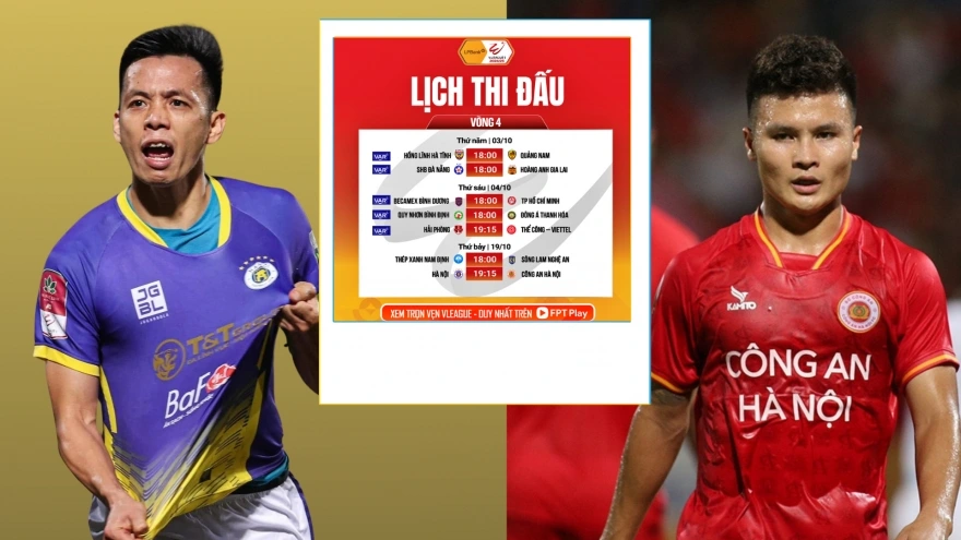 Lịch thi đấu và áp dụng VAR vòng 4 V-League 2024/2025