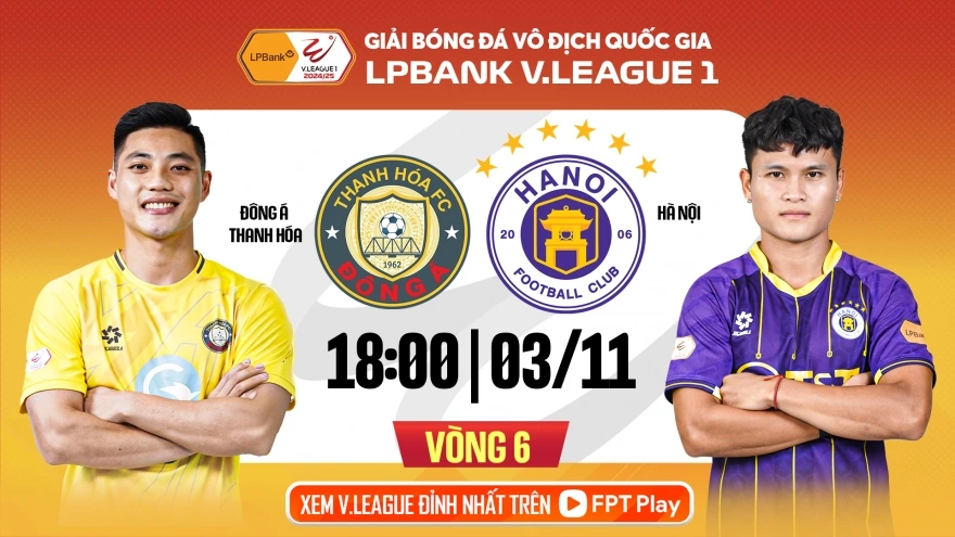 Lịch trực tiếp V-League 2024/2025: Thanh Hóa đại chiến Hà Nội FC